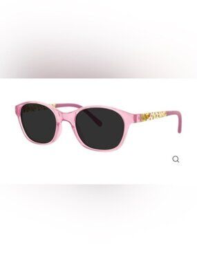 Lafont Equinoxe Pink Kids Sunglasses with strap - Polka Dot arms